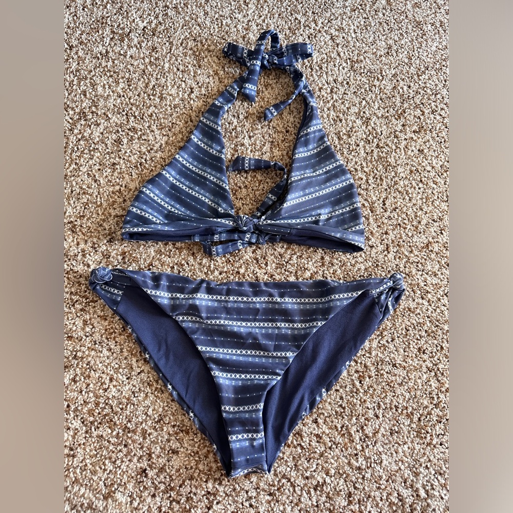 Blue bikini
